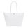 LACOSTE Ladies Handbag - L1212 Core Essentials Shopping Bag, 30x34x14cm (HxWxD) White