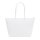 LACOSTE Ladies Handbag - L1212 Core Essentials Shopping Bag, 30x34x14cm (HxWxD) White