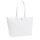 LACOSTE Ladies Handbag - L1212 Core Essentials Shopping Bag, 30x34x14cm (HxWxD) White