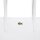 LACOSTE Ladies Handbag - L1212 Core Essentials Shopping Bag, 30x34x14cm (HxWxD) White