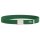 LACOSTE Herren Gürtel aus Stoff - schönes Etui, gravierter Schiebeschnallenverschluss Grün (Vert) 100 cm