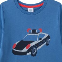 Sanetta boys pyjamas, long - Kids, police, single jersey Blue 104