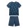 Sanetta Jungen Schlafanzug, kurz - Kids, Krokodil, Pyjama, Single Jersey Blau 104