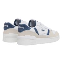 LACOSTE Herren Sneaker - T-Clip Set Indigo Pack, Court, Turnschuhe, Echtleder Weiß/Dunkelblau EUR 41