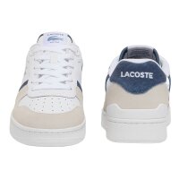 LACOSTE Herren Sneaker - T-Clip Set Indigo Pack, Court, Turnschuhe, Echtleder Weiß/Dunkelblau EUR 42