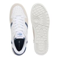 LACOSTE Herren Sneaker - T-Clip Set Indigo Pack, Court, Turnschuhe, Echtleder Weiß/Dunkelblau EUR 42