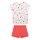 Sanetta Girls Pyjamas, short - Kids, strawberries, pyjamas, single jersey Rosa/Beige 104