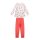 Sanetta Mädchen Schlafanzug, lang - Kids, Erdbeeren, Pyjama, Single Jersey Rosa/Beige 104