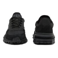 LLACOSTE Mens Trainers - Elite Active Trainers, Athleisure, Nylon with Leather Black EUR 42 (8 UK)