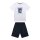 Sanetta Boys Pyjamas, short - teens, sharks, pyjamas, single jersey, cotton White 152