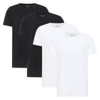 MUSTANG Herren T-Shirts, 4er Pack - Allen, Bio-Baumwolle,...