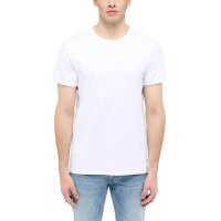 MUSTANG Men’s T-Shirts, 4-Pack - Allen, Organic Cotton, Single Jersey, Crew Neck White M (Medium)