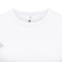 ONLY Damen T-Shirt - ONLVAL LIFE O-NECK TOP, Rundhals, Baumwolle, einfarbig Weiß S