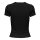 ONLY Damen T-Shirt - ONLVAL LIFE O-NECK TOP, Rundhals, Baumwolle, einfarbig Schwarz XS