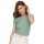 ONLY Women T-shirt - ONLEMMA SHORT TOP, round neck, cropped, ribbed, plain colour Light green XS (X-Small)