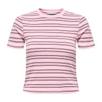 ONLY Damen T-Shirt - ONLLUPE STRIPE TEE, Kurzarm,...