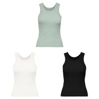 ONLY Women Tank Top - ONLVAL LIFE TANKTOP, cotton, round...