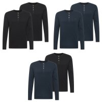 MUSTANG Mens Longsleeve pack of 2 - Arminto, Knit Rib,...