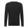 MUSTANG Herren Longsleeve 2er Pack - Arminto, Knit Rib, Henley-Kragen, Slim Fit, Bio-Baumwolle Schwarz M