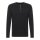 MUSTANG Herren Longsleeve 2er Pack - Arminto, Knit Rib, Henley-Kragen, Slim Fit, Bio-Baumwolle Schwarz S