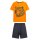 Sanetta Boys Pyjamas, short - Kids, Tiger, Pyjamas, Single Jersey Orange/Black 116