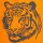 Sanetta Jungen Schlafanzug, kurz - Kids, Tiger, Pyjama, Single Jersey Orange/Schwarz 116