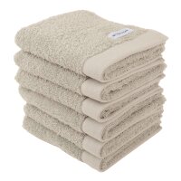 TOM TAILOR Guest Towel, Pack of 6 - Colour Bath Guest...