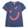 Sanetta Mädchen Schlafanzug, kurz - Teens, Smiley, Shorty, Single Jersey, Baumwolle Blau/Pink 140