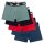 Sanetta Boys Shorts, pack of 5 – kids, dinosaurs, single jersey, cotton blend Blue/Black/Green/Red 104