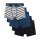Sanetta Jungen Shorts, 5er Pack -  Kids, Single Jersey, Baumwollmischung Schwarz/Blau/Beige 116