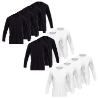 GÖTZBURG Herren Langarmshirt, 4er Pack - Baumwolle,...