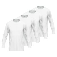 GÖTZBURG Herren Langarmshirt, 4er Pack - Baumwolle,...
