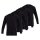 GÖTZBURG Mens long-sleeved shirt, pack of 4 - cotton, longsleeve, single-coloured Black L (Large)