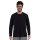 GÖTZBURG Herren Langarmshirt, 4er Pack - Baumwolle, Longsleeve, einfarbig Schwarz XXL