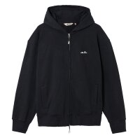 ellesse Herren Sweatjacke mit Kapuze - TAURASI CLASSIC FZ HOODY, Zipper, Logo, einfarbig Schwarz M