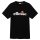 ellesse Men T-shirt - PRADO 2, short sleeves, round neck, logo print, cotton, Plain colour Black M (Medium)