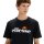 ellesse Men T-shirt - PRADO 2, short sleeves, round neck, logo print, cotton, Plain colour Black M (Medium)