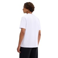 ellesse Men T-shirt - ACCIANO CLASSIC TEE, short sleeves, round neck, logo, cotton, plain colour White M (Medium)