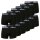 ellesse Men Boxer Shorts, 12-Pack - BARLA, Trunks, Logo Waistband, Plain Colour Black M (Medium)