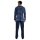 GÖTZBURG Men Pyjamas, Long - V-Neck, Striped, Open Cuffs, Cotton, Pyjamas Blue M (Medium)