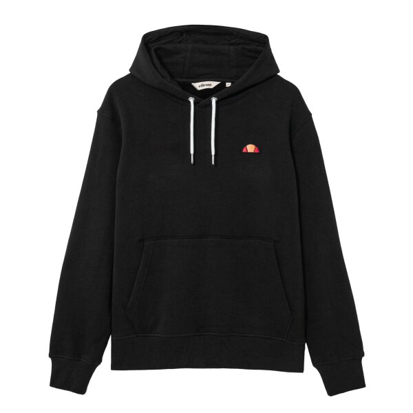 ellesse Herren Hoodie - ISLINGTON OH HOODY, Sweatshirt, Sweater, Kapuze, Logo, einfarbig Schwarz M