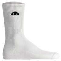 ellesse Unisex Socken, 5er Pack - ALACRE, Crew Socken, Logo, einfarbig Weiß 41-46