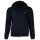 EMPORIO ARMANI Mens hooded sweat jacket - BASIC TERRY, Cotton blend Blue M (Medium)