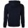 EMPORIO ARMANI Mens hooded sweat jacket - BASIC TERRY, Cotton blend Blue M (Medium)