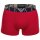 EMPORIO ARMANI Herren Trunks, 3er Pack - BOLD MONOGRAM, Shorts, Stretch Cotton Blau/Rot/Beige M