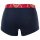 EMPORIO ARMANI Herren Trunks, 3er Pack - BOLD MONOGRAM, Shorts, Stretch Cotton Blau/Rot/Beige M