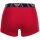 EMPORIO ARMANI mens trunks, 3-pack - BOLD MONOGRAM, shorts, stretch cotton Blue/Red/Beige M (Medium)