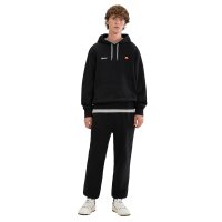 ellesse Men Jogging Suit - TRACCOTA OH HOODY & JOG PAN SET, Hoodie & Trousers Set, Logo, Plain Colour Black L (Large)