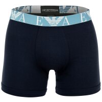 EMPORIO ARMANI Mens Boxer Shorts, 3 Pack - BOLD MONOGRAM, Boxer, Stretch Cotton Blue M (Medium)