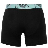 EMPORIO ARMANI Mens Boxer Shorts, 3 Pack - BOLD MONOGRAM, Boxer, Stretch Cotton Black M (Medium)